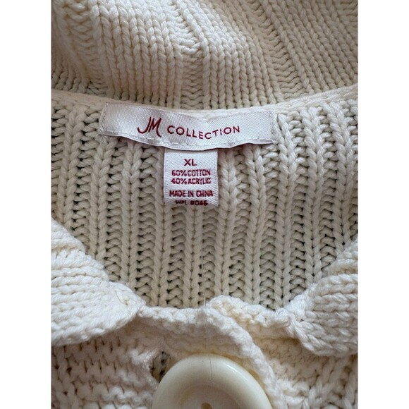 JM Collection Sweater Cardigan XL - Picture 7 of 8